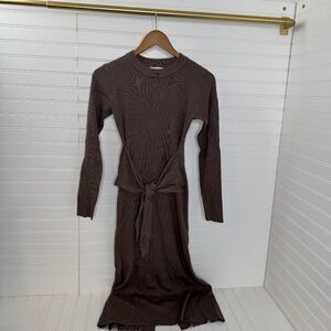NEW Evereve Oatmeal Alfie Sweater Dress XS